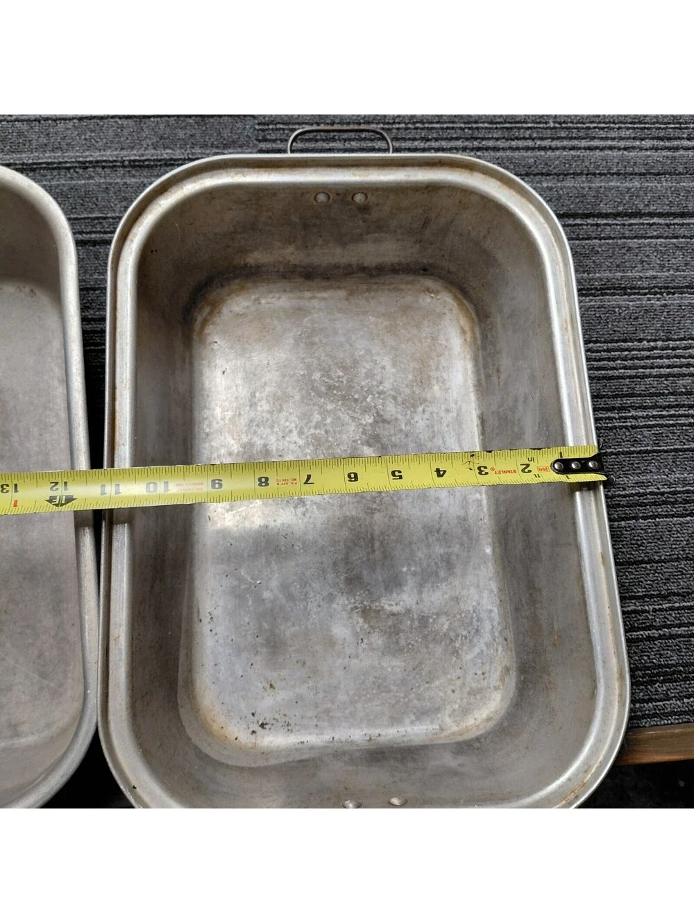 Vintage Wear-Ever Aluminum Roasting Pan w/Lid Made USA 11x16 Roaster Baker